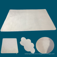 Wholesale DIY white printable shaped carpet or rug for heat transfer printing